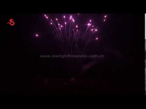 DR011 purple crossette with green stars mine