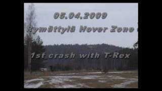 preview picture of video 'RC Heli Crash at Rymättylä'
