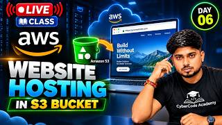 AWS S3 Website Hosting | Host Your Website on S3 Bucket 🚀 | Live Class