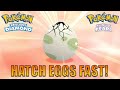 How to Hatch Eggs FAST in Pokemon Brilliant Diamond & Shining Pearl