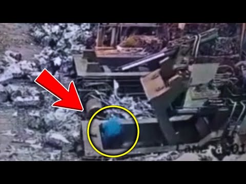 He Got Too Close to the Press Machine… Then THIS Happened!