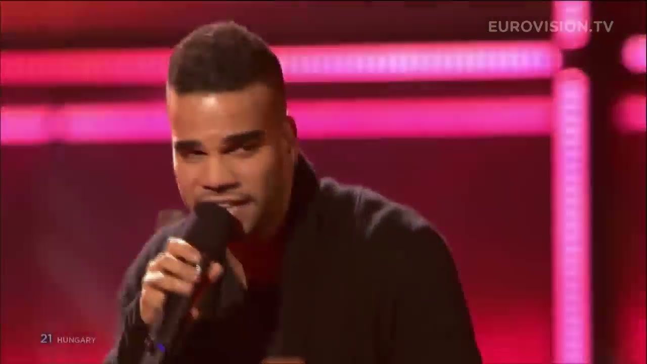 Eurovision 2014 Hungary Andr s K llay Saunders Running Eurovision 2014 Hungary Andr s K llay Saunders Running