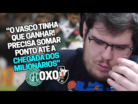 CASIMIRO REAGE: GUARANI 0 X 0 VASCO PELO BRASILEIRÃO SÉRIE B 2022 | Cortes do Casimito