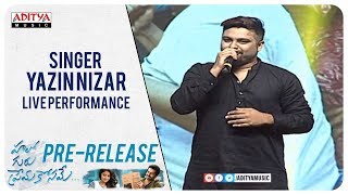 Singer Yazin Nizar Live Performance @ Hello Guru Prema Kosame Pre Release Event | Ram, Anupama | DSP