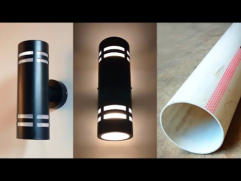 , title : 'DIY How to Make Wall Decoration Lights | Simple Craft Ideas from PVC Pipe'