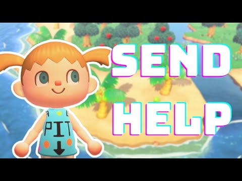 My new Animal Crossing island is falling apart...