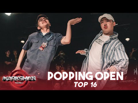 Yoshua (INA) vs Dokyun (KR) | Popping Open Category Top16 | Marksman Vol. 3 | RPProds