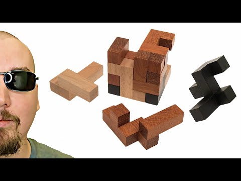 Convolution Wood Puzzle from Rombol - Solution