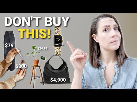 Don't WASTE YOUR MONEY on these 9 "Minimalist Products" | deinfluencing, saving money, & minimalism