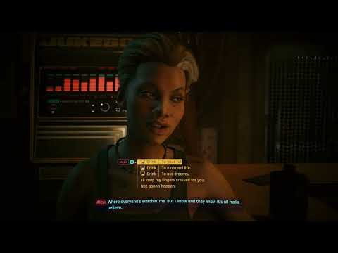 Cyberpunk 2077: Phantom Liberty - Birds With Broken Wings: Meet Alex at The Moth: Talk, Drink, Dance