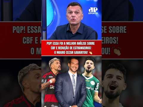 BRILHANTE! MAURO CEZAR FAZ A MELHOR ANÁLISE SOBRE A REDUÇÃO NO LIMITE DE ESTRANGEIROS PELA CBF!