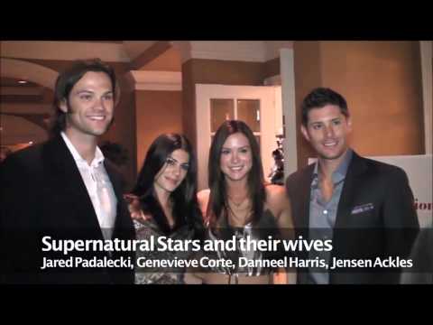 Jared & Genevieve Padalecki and Jensen & Danneel Ackles at The Once Upon A Cure
