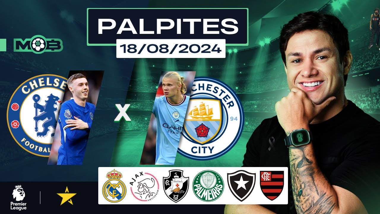 PALPITES DE FUTEBOL PARA O DIA 18 08 2024 + BILHETE PRONTO (DOMINGOU NO MUNDO BET)