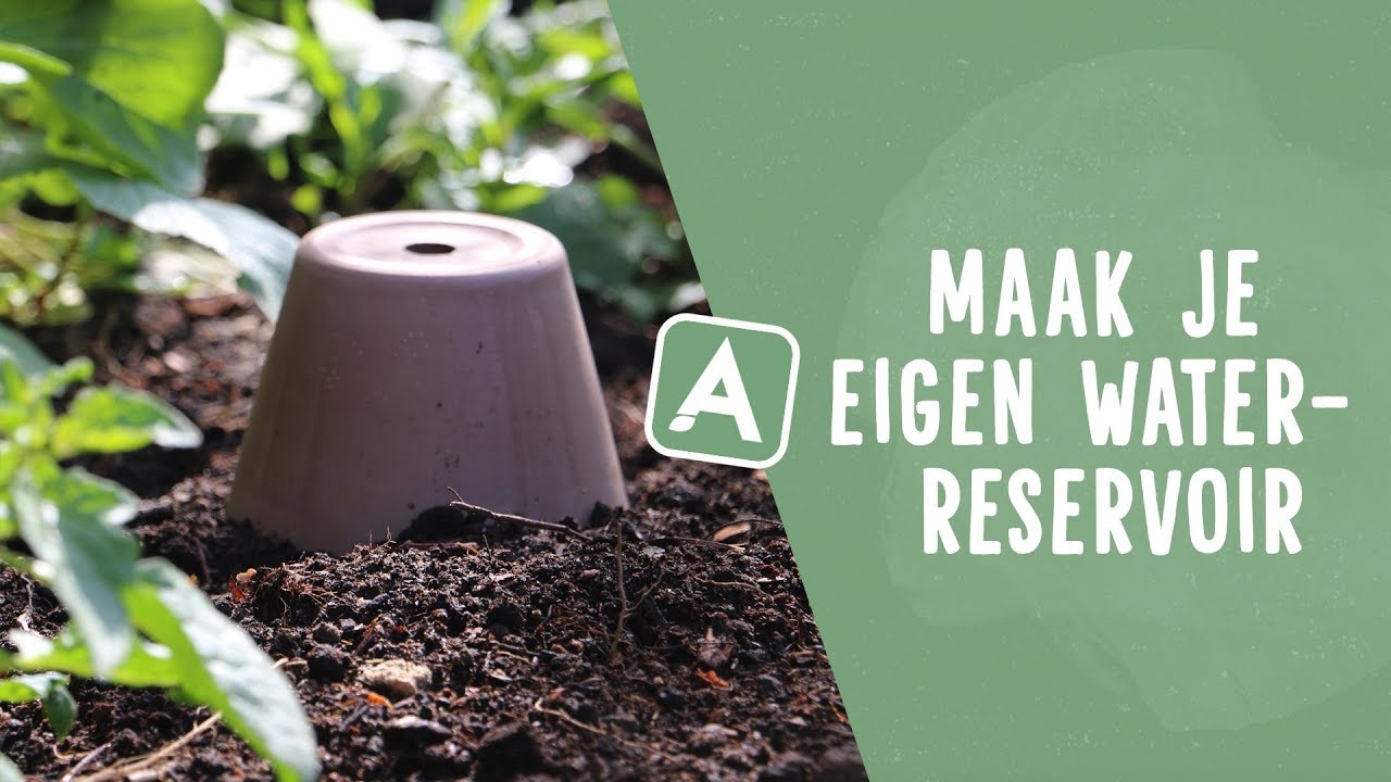 Maak je eigen waterreservoir