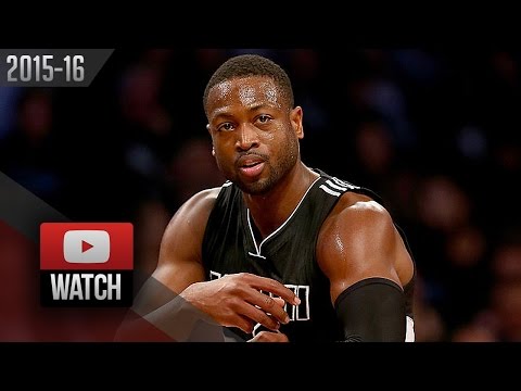 Dwyane Wade Full Highlights at Nets (2015.12.16) - 28 Pts, Taking Over!