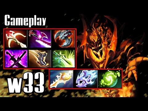 w33 Shadow Fiend - Dota 2 Gameplay - vol 1 (Ranked, 7700 MMR)