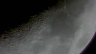 preview picture of video 'watching moon with celestron 102 slt'