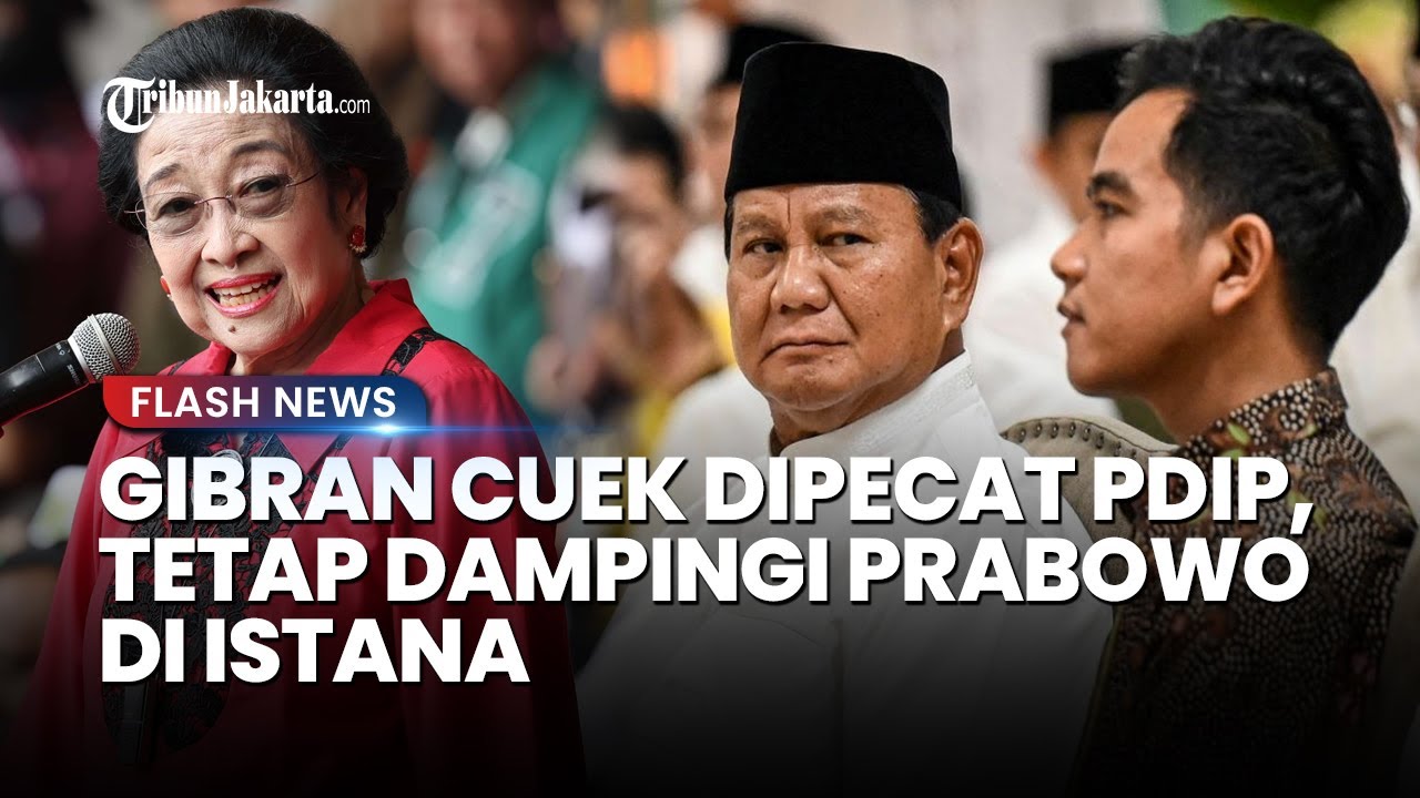Resmi Dipecat Megawati Dari PDIP, Gibran Tetap Jalankan Pemerintahan Dampingi Prabowo di Istana