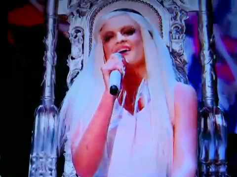 KITTY BRUCKNELL PERFORMS ITS OH SO QUIET THE X FACTOR 15/10/2011