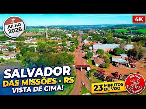 SALVADOR DAS MISSÕES RS ! VISTA AÉREA !