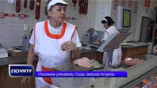 preview picture of video 'Otvorenie predajne COOP Jednota Krupina v Považskej Bystrici'