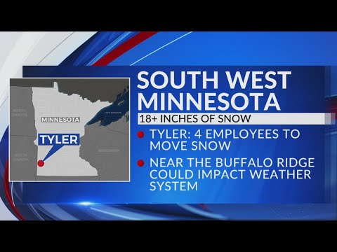 Minnesota town in snow storm’s bullseye