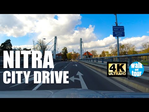 Drive in Nitra City Center in 4K UHD (60 fps)