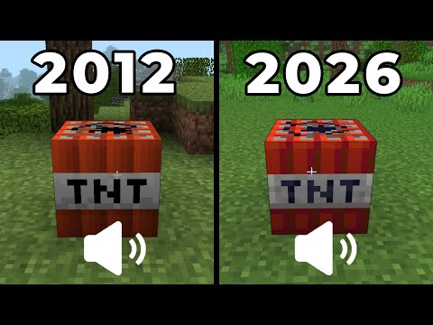 Minecraft Then vs Now (2012 - 2026)