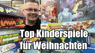 Die besten Kinderspiele für Weihnachten - Top Spiele 2023 - Geschenktipps