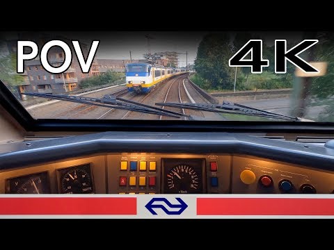 Face reveal??? TRAIN DRIVER'S POV Amsterdam Sloterdijk - Delft VIRM 26jul 2019
