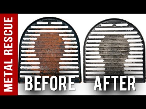 How To Remove Rust From Your Rusty Cast Iron Barbecue...