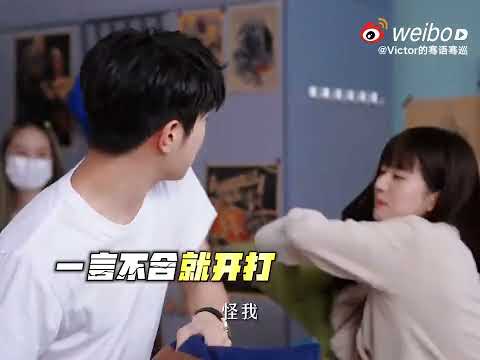 (behind) sangzhi and sangyan pillow fight scene 😂😂 so cute 😍 zhaolusi , victor ma