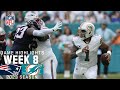New England Patriots vs. Miami Dolphins | 2023 Week 8 Game Highlights