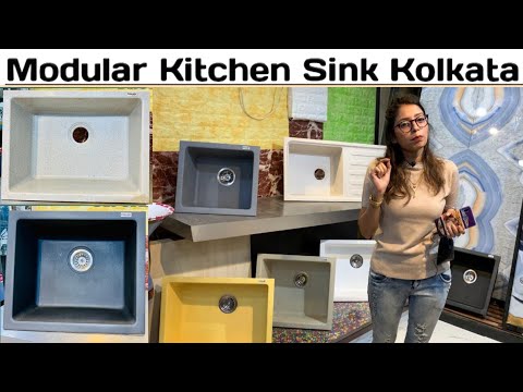 Modulaur kitchen sink designs Kolkata|| granite sink || quartz sink || RISHAV TRADERS