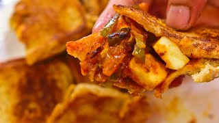 Download lagu BREAD PANNER SCHEZWAN PUFF|PANEER PUFF|NO ONION GARLIC PANEER SANDWICH|INSTANT PANEER SANDWICH mp3