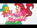 Disney S The Little Mermaid Coloring Video Princess Ariel With Flounder Sebastian