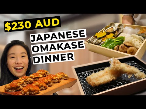 $230 JAPANESE OMAKASE in SYDNEY AUSTRALIA! Massive Tempura Feast (Must Try Sydney Restaurants) 悉尼天婦羅