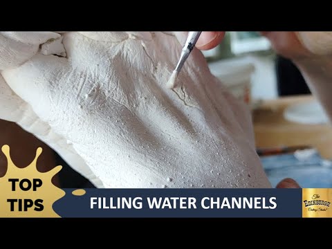 How to Fill Channels on the Surface of a Handcast