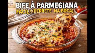 BIFE À PARMEGIANA Suculento e Fácil: O Segredo de Restaurante Feito em Casa!