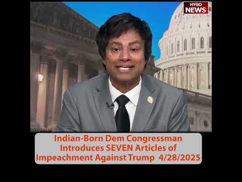 Democrat Rep. Thanedar Introduces 7 Articles of Impeachment Against Trump: 'We Have Presidents, Not Kings'; Rep. Al Green Joins