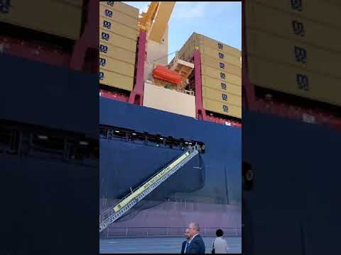 Varo a Trieste della portacontainer da record di MSC