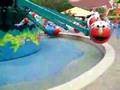 Liz And Val On The Elmo Ride At Sesame Place