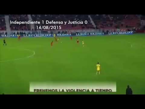 Gol de Martín Benítez a Defensa y Justicia (14/08/2015)