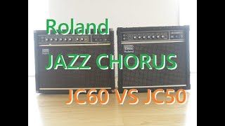 Video thumbnail for Roland JAZZ CHORUS・JC50とJC60の違い等を比較してみました。DEMO Review Sound Comparison by music diy_direct