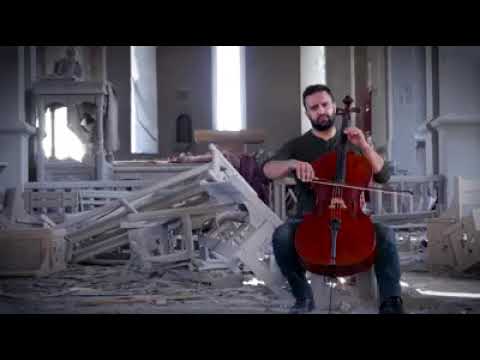 Belgian-Armenian musician Sevak Avanesyan in Ghazanchetsots Cathedral