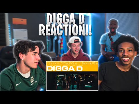 AMERICANS REACT TO DIGGA D - MAD ABOUT BARS!