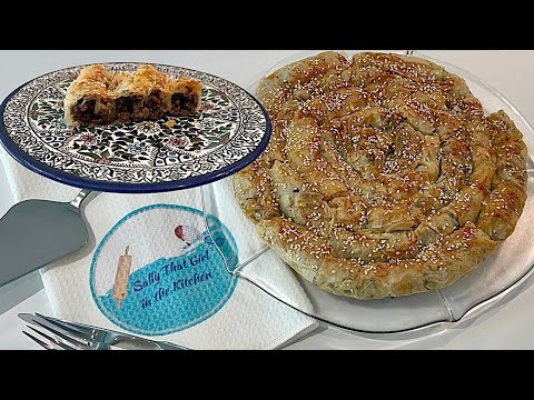 Spiraled Phyllo Meat Pie | Large Beef Bulema | Borreca | Boureka