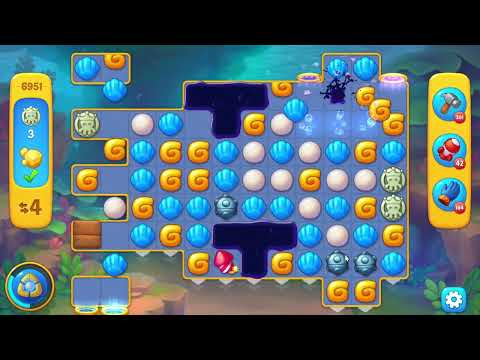 Fishdom 6951 Level - 15 moves - NO BooSTERS