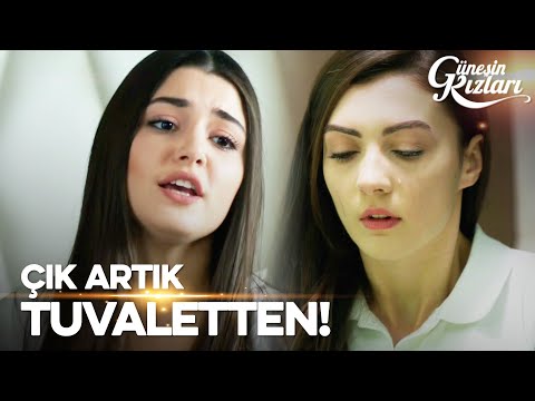 Selin ve Nazlı Tuvalet Sırası İçin Kavga Etti! - Güneşin Kızları