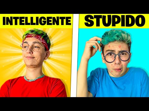STUPID GUYS🤓 vs SMART GUYS😎 (Crazie and Foxy)